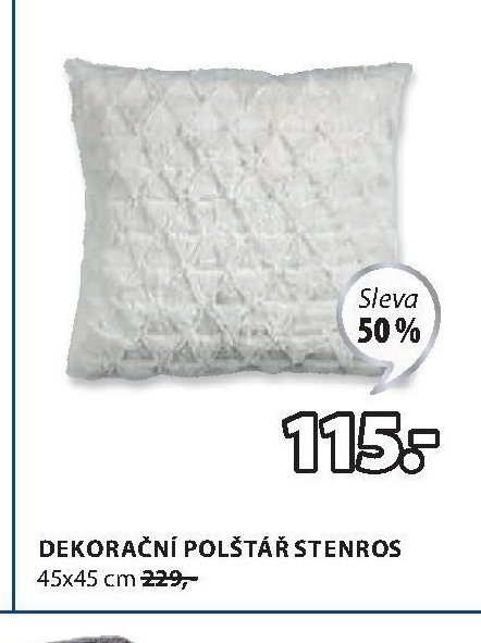 DEKORAČNÍ POLŠTÁŘ STENROS