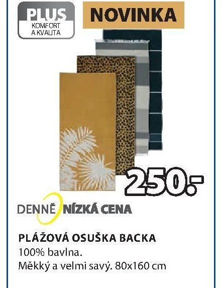 PLÁŽOVÁ OSUŠKA BACKA