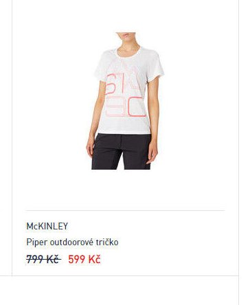McKinley Piper outdoorové tričko