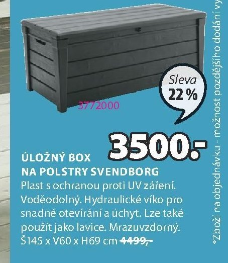 Úložný box na polstry Svendborg