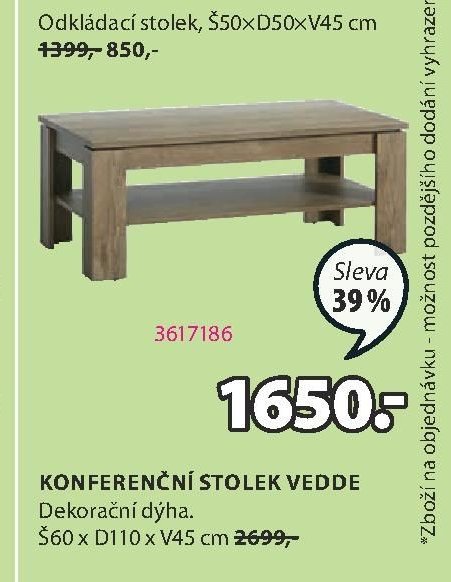 KONFERENČNÍ STOLEK VEDDE