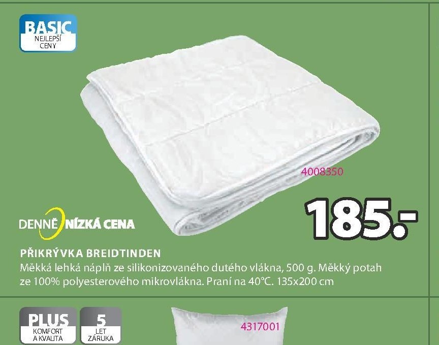 Přikrývka BREIDTINDEN