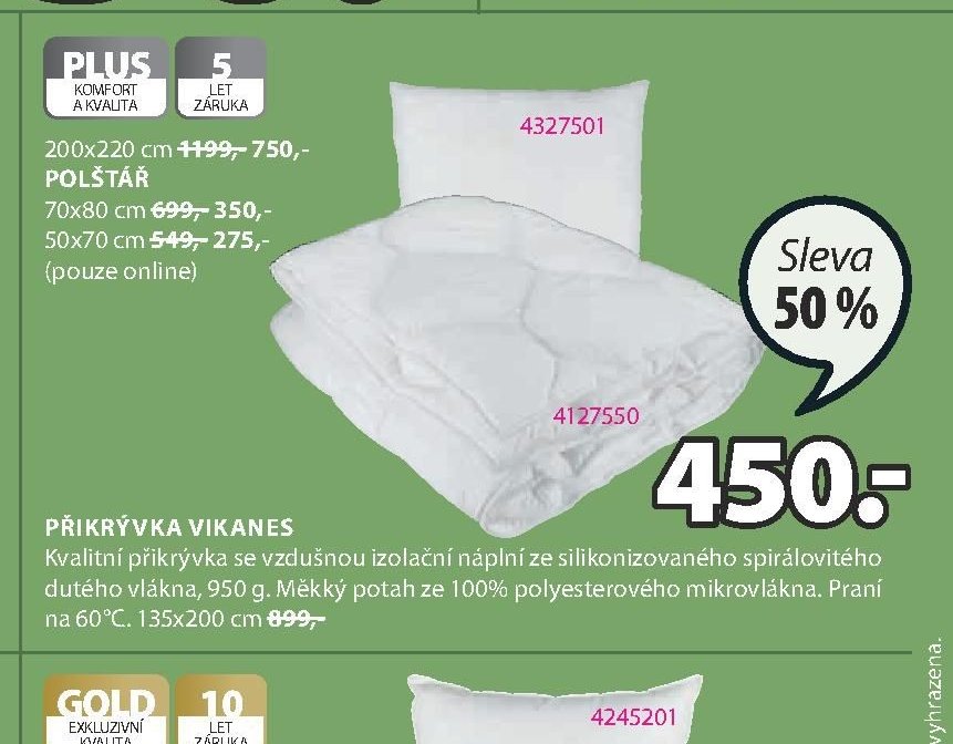 Přikrývka VIKANES