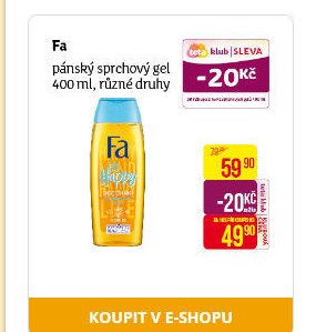 Fa pánský sprchový gel 400 ml, různé druhy