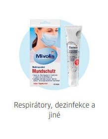 Respirátory, dezinfekce a jiné