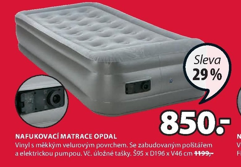 Nafukovací matrace OPDAL