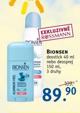 Bionsen deostick/deosprej