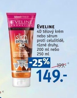 EVELINE 4D tělový krém nebo sérum