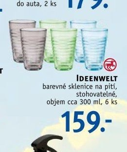 IDEENWELT barevné sklenice na pití