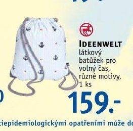 IDEENWELT látkový batůžek pro volný čas