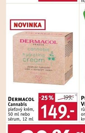 DERMACOL Cannabis pleťový krém, 50 ml nebo sérum, 12 ml