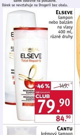 ELSEVE šampon nebo balzám na vlasy 400 ml