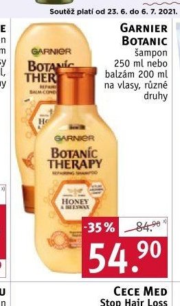 GARNIER BOTANIC šampon 250 ml nebo balzám 200 ml