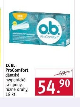 O.B. ProComfort dámské hygienické tampony