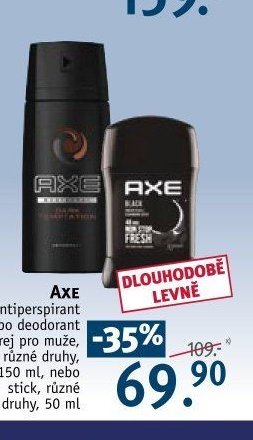 Axe antiperspirant nebo deodorant
