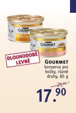 Gourmet konzerva pro kočky
