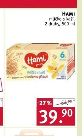 Hami mléčko s kaší