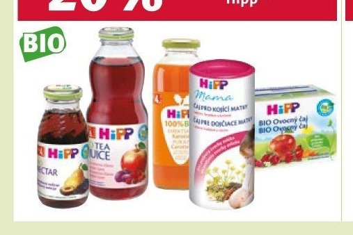 HiPP nápoje a čaje