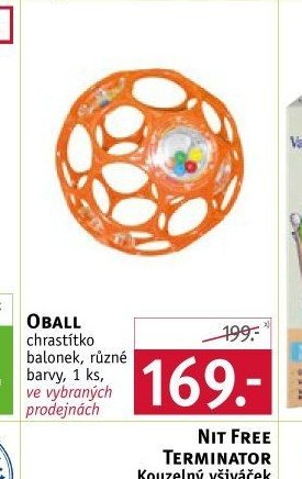 OBALL chrastítko balonek