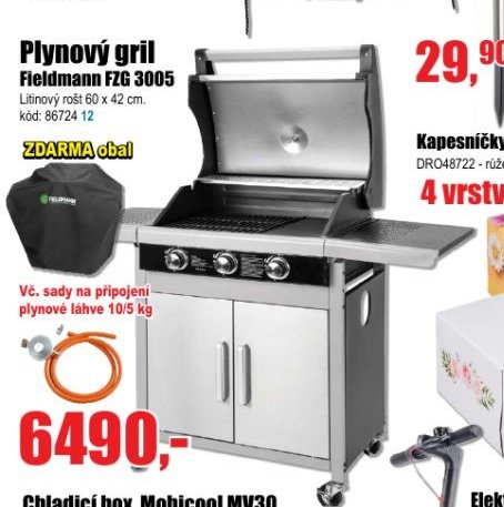 Plynový gril Fieldmann FZG 3005