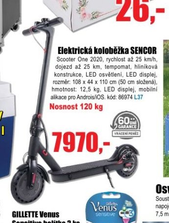Elektrická koloběžka SENCOR
