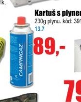 Kartuš s plynem