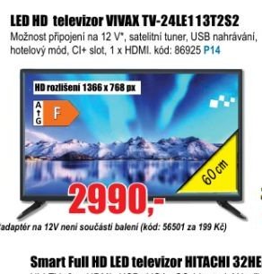 LED HD televizor VIVAX TV-24LE113T2S2
