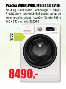 Pračka WHIRLPOOL FFB 8448 BV EE