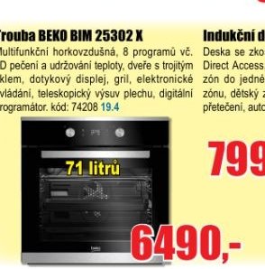 Trouba BEKO BIM 25302 X