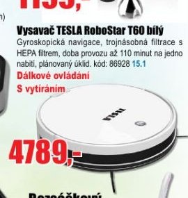 Vysavač TESLA RoboStar T60 bílý