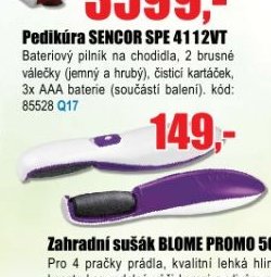 Pedikúra SENCOR SPE 4112VT