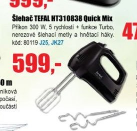 Šlehač TEFAL HT310838 Quick Mix