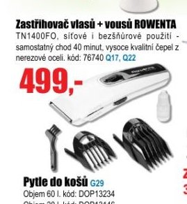 Zastřihovač vlasů + vousů ROWENTA