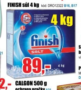 FINISH sůl 4 kg