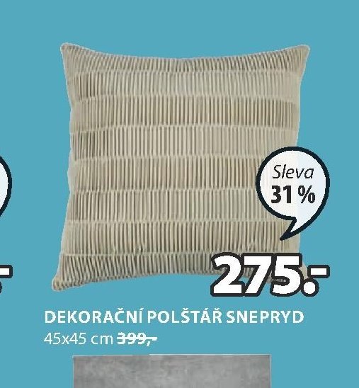 DEKORAČNÍ POLŠTÁŘ SNEPRYD