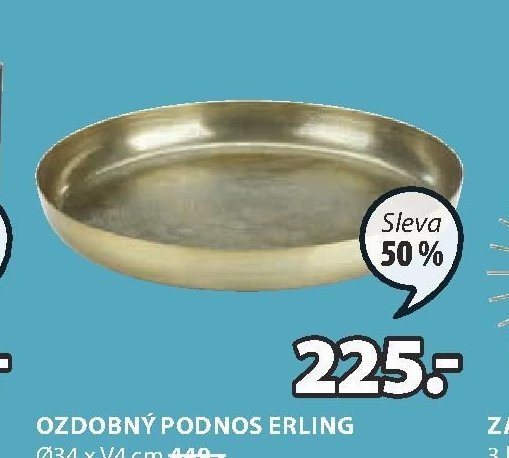 OZDOBNÝ PODNOS ERLING