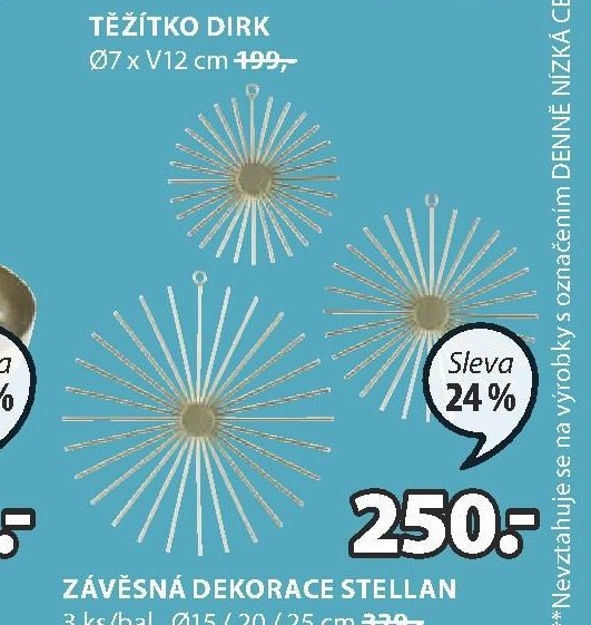 ZÁVĚSNÁ DEKORACE STELLAN