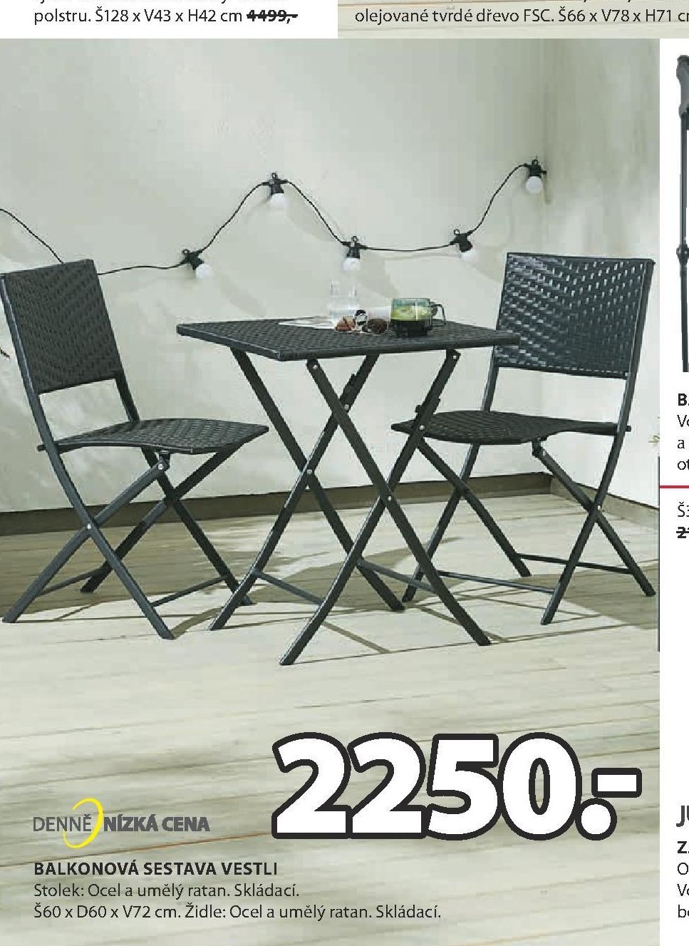 BALKONOVÁ SESTAVA VESTLI