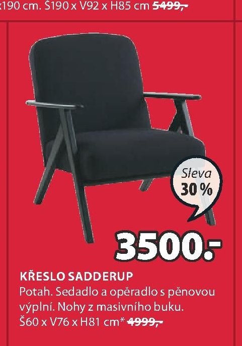 KŘESLO SADDERUP