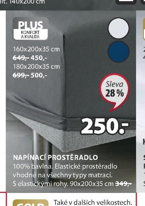 Napínací prostěradlo