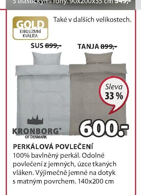 Perkálové povlečení