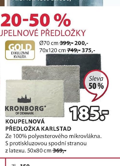 KOUPELNOVÁ PŘEDLOŽKA KARLSTAD