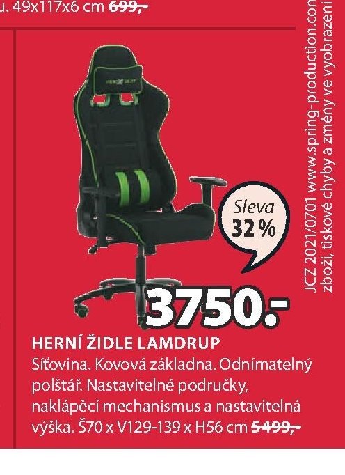 Herní židle Lamdrup