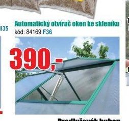 Automatický otvírač oken ke skleníku