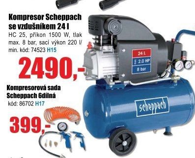 Kompresor Scheppach se vzdušníkem 24l