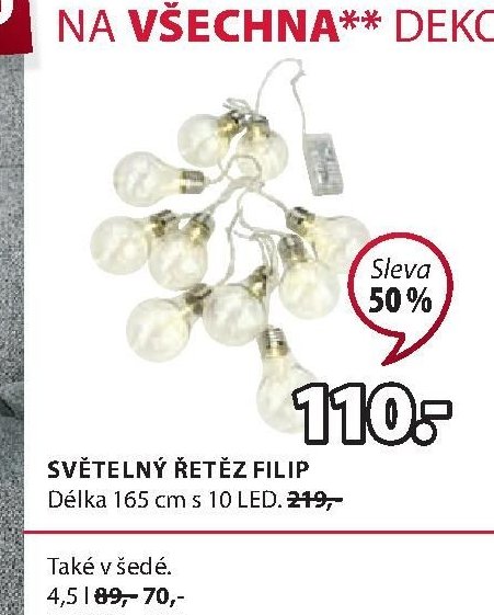 Světelný řetěz Filip