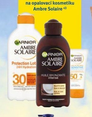Garnier Ambre Solaire opalovací mléko/olej