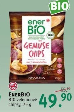 ENERBIO BIO zeleninové chipsy