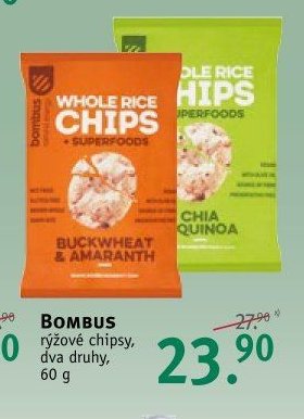 BOMBUS rýžové chipsy