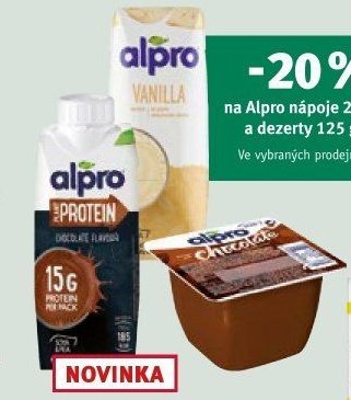 alpro PROTEIN a dezerty